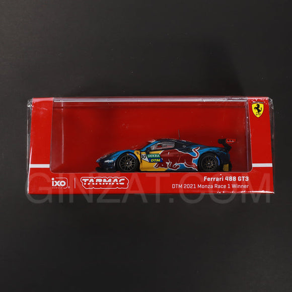 Ferrari 488 GT3 DTM2021 Monza Race 1 Winner,Tarmac Works diecast model car