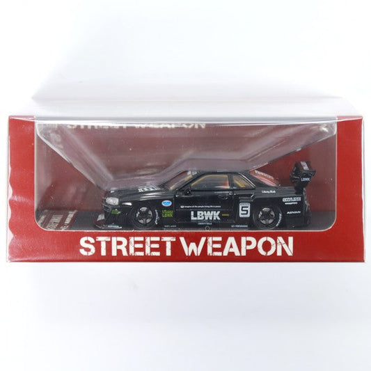 LBWK ER34 Black, Street Weapon diecast model car