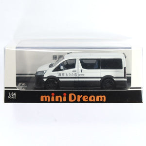 Toyota Hiace Initial D Livery, mini Dream 1/64 diecast model car