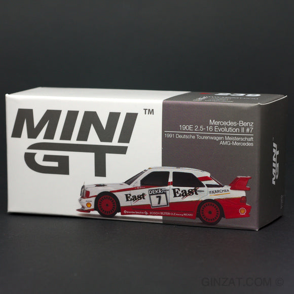 MERCEDES-BENZ 190E 2.5-16 Evolution II #7, MINI GT 239 1/64