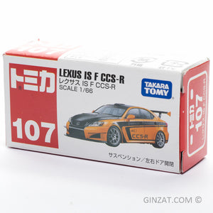 LEXUS IS CCS-R Tomica No.107 diecast model car