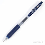 Zebra Sarasa Clip Push Gel Pen - 0.5mm Blue Black Ink (JJ15-FB)