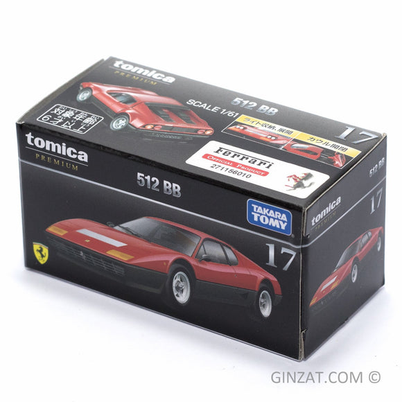 Ferrari 512BB, Tomica Premium No.17 diecast model car