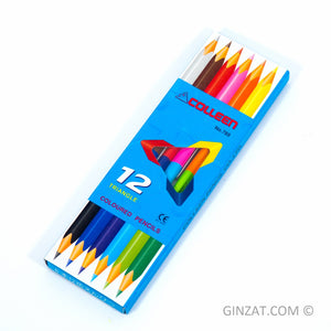 Colleen Triangle Coloured Pencils - 12 colours