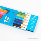 Colleen Triangle Coloured Pencils - 12 colours