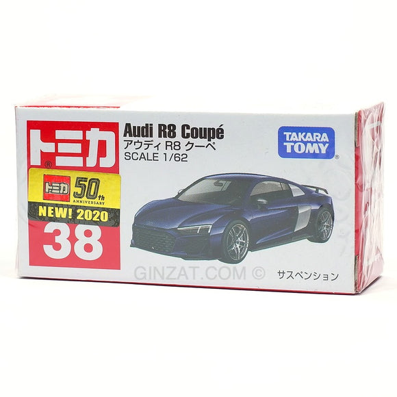 Audi R8 Coupe, Tomica No.38 diecast model car