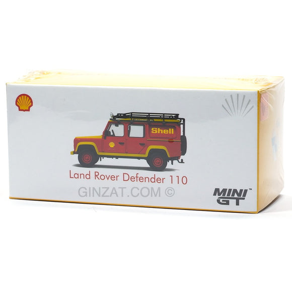 LAND ROVER Defender 110 Shell Oil, MINI GT diecast model car