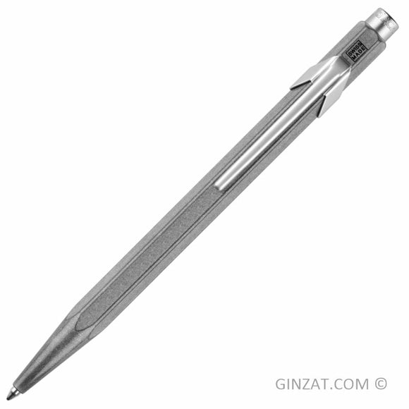 Caran D'ache 849 Popline Ballpoint Pen - Classic Matte Silver
